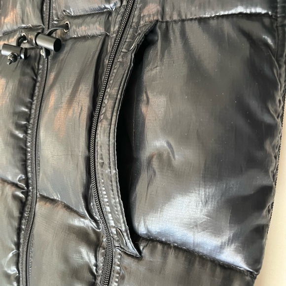 Topman, Quilt Insulated Nylon Zipper Coat, US Men Small, Black - Picture 10 of 16